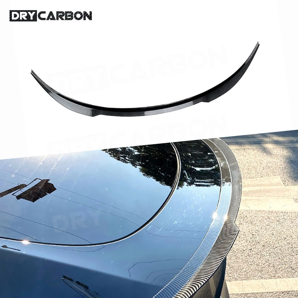 

M Style Car Rear Trunk Duck Spoiler Wing Decoration for Tesla Model Y 2020+ Rear Spoiler Body Kits Accessories