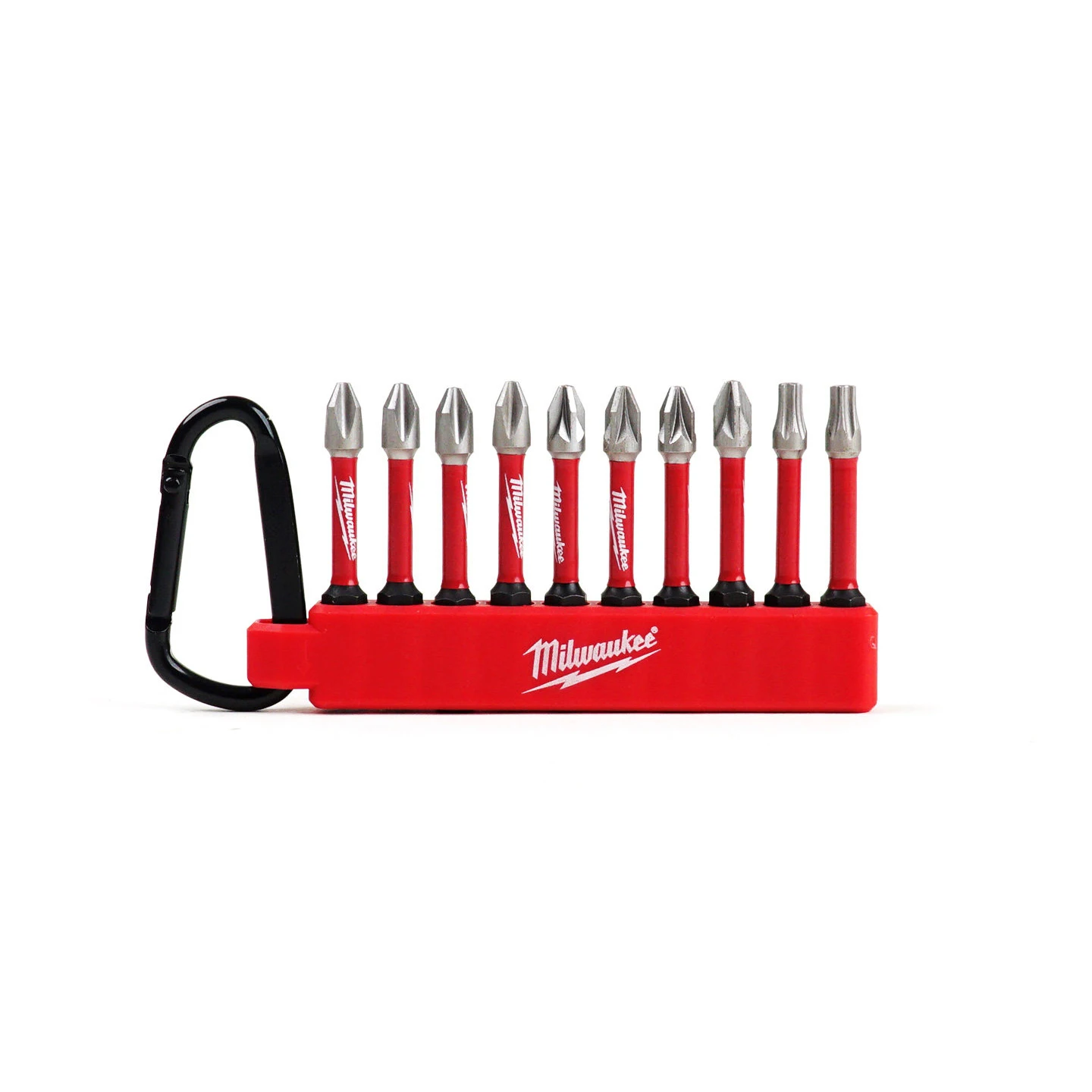 Milwaukee 10 Shock Wave Screwdriver Head Lock Set, Electric Drill Screwdriver Anti Slip PH2 Drill Bit Accessory 4932492939