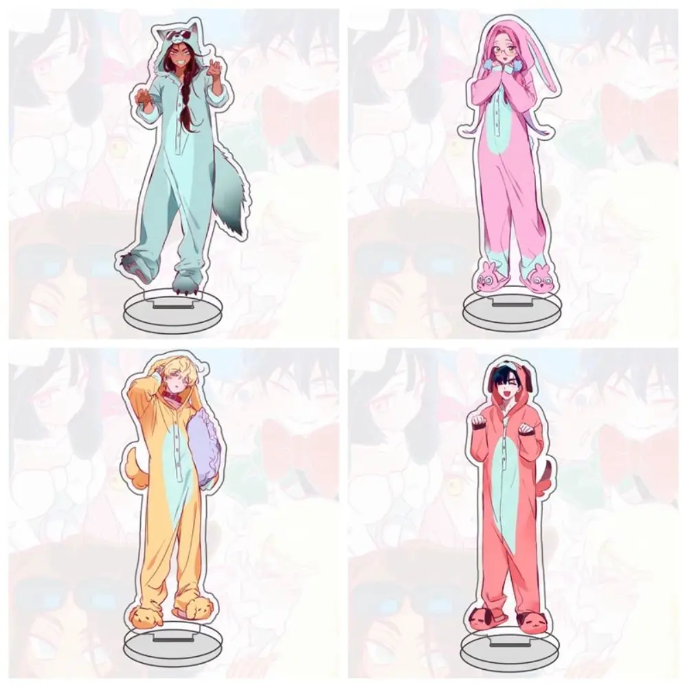 Kawaii Alien Stage Acryl-Ständer Anime-Zubehör Raumdekoration Ivan Sua Anime-Modell Pyjama-Serie Luka Mizi Hyuna Geschenke für Fans