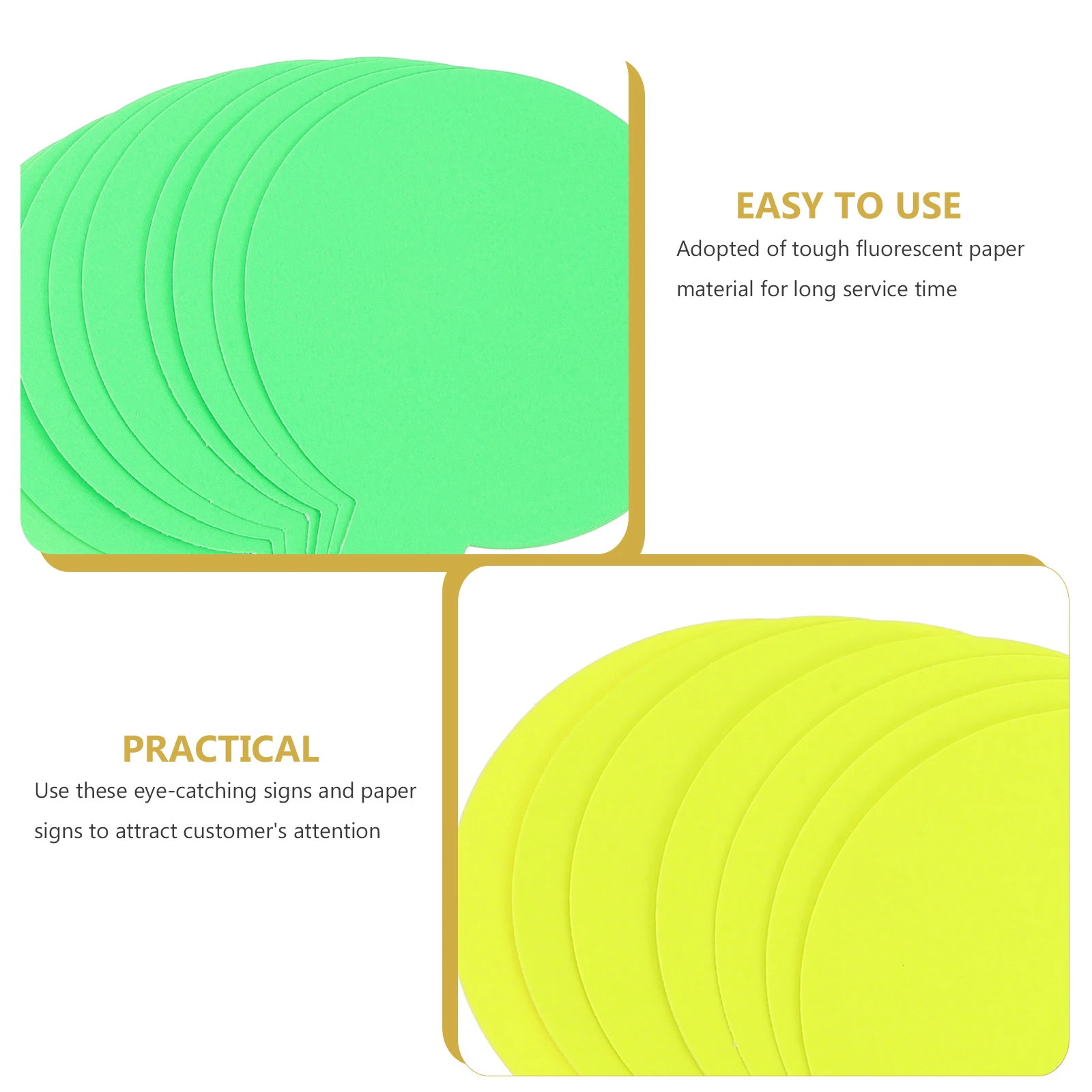 

40 Sheets Advertising Labels Promotional Signs Shop Sale Supply Display Tags For Retail Store Commodity Price Paper