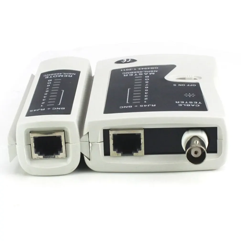 RJ45 Network Cable Lan Tester RJ45 CAT5 UTP LAN Cable Tester Networking Tool Network Repair RJ45+BNC Network Cable Tester