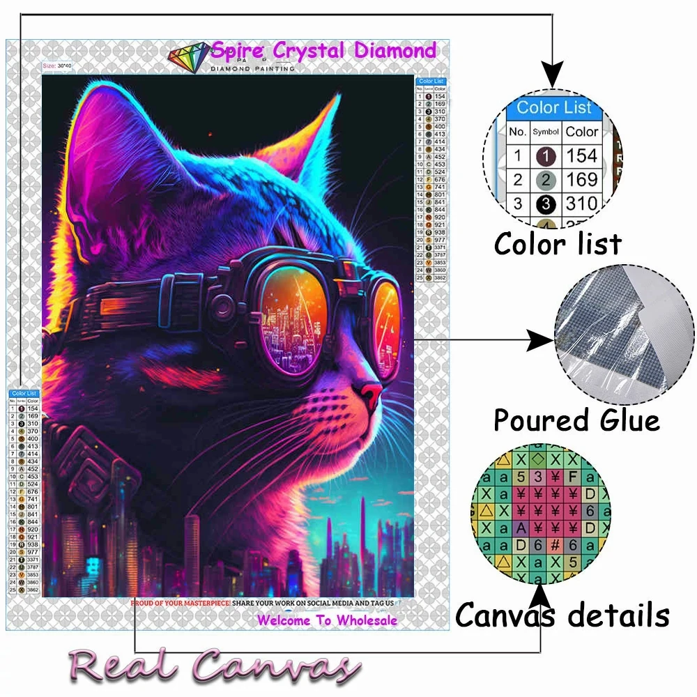 カラフルなネオンゲーマーコントローラ AB ドリルダイヤモン - Embroidery Stitches のレビューと価格