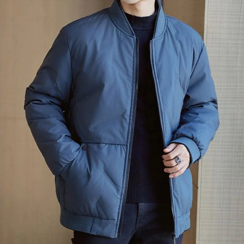 

​Men's Winter Thickened Down Cotton Collared Coat Trendy Casual Youth Versatile Jacket​