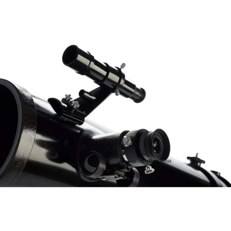 Telescopio/telescopio astronómico refractor profesional 114EQ para ver la luna y la planta