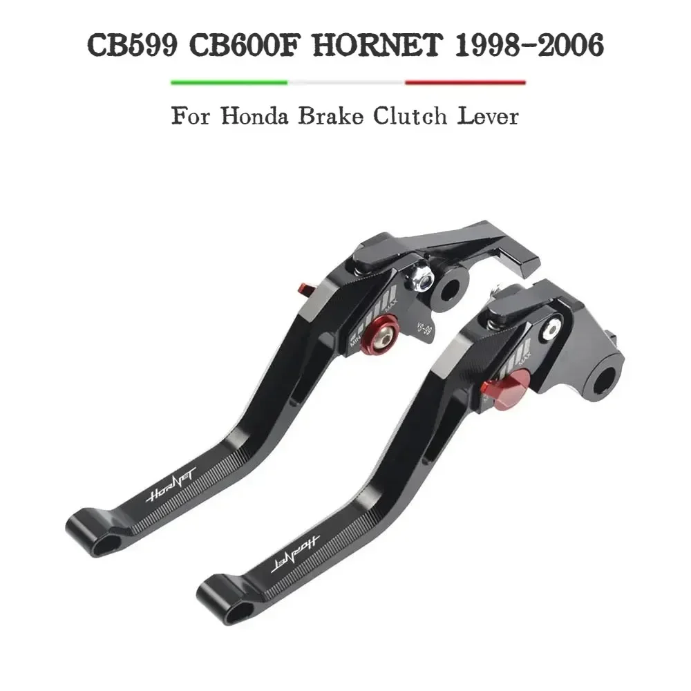 Мотоциклетные складные выдвижные рычаги тормозной муфты для Honda CB599 CB600F HORNET CB 599 600F 1998-2006 1999 2000 2001 2002 2003