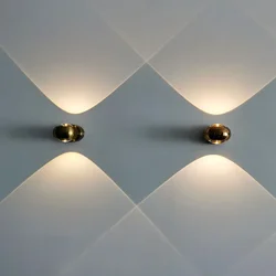 Designer Modern Art Aluminum Glass Decoration Wall Lamp for Living Dining Room Bedroom Corridor Staircase Home Decor Sconce