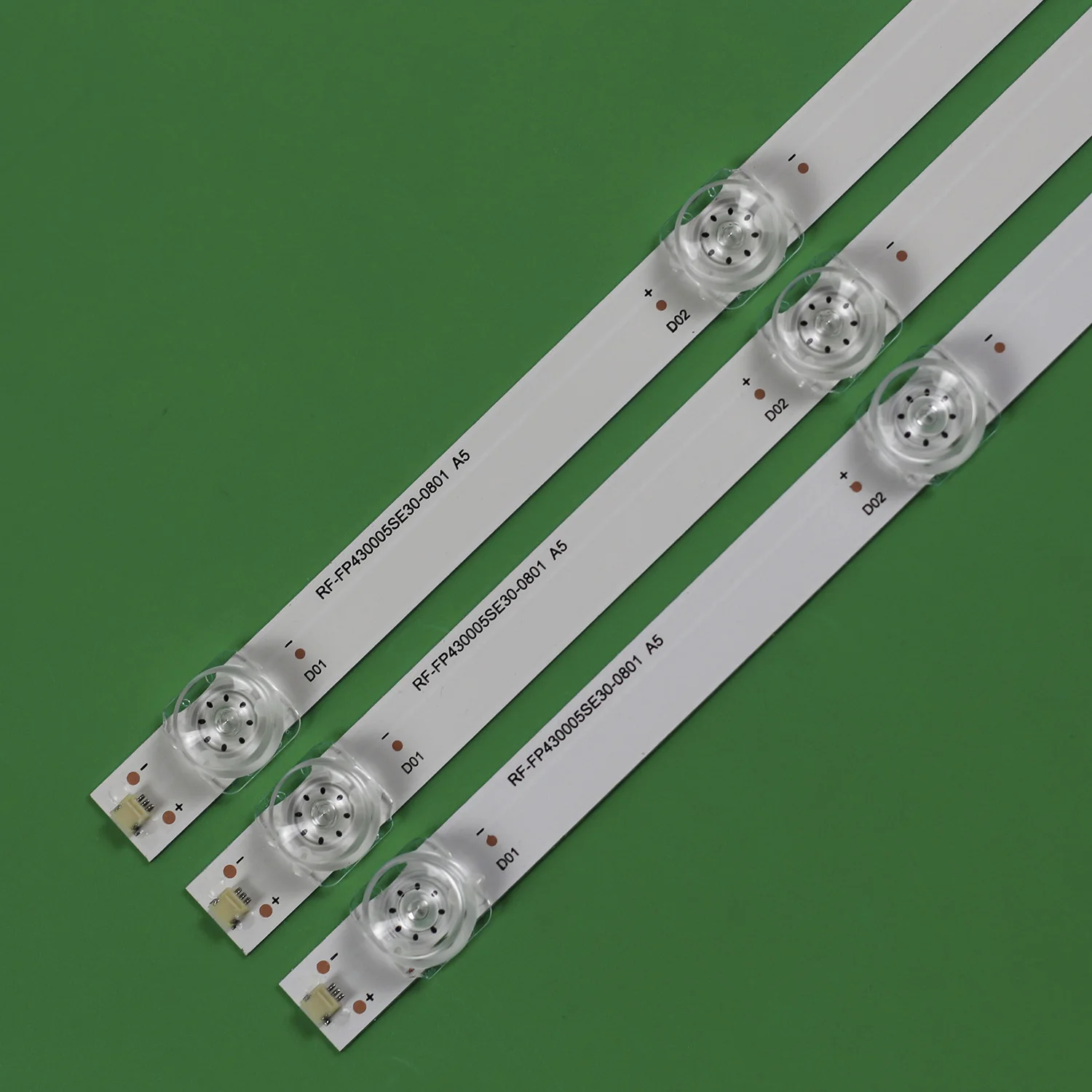 LED Strip 8LED For XIAOMI MI 4S L43M5-5ARU RF-FP430005SE30-0801 A5 70401-01023 HV430QUB-H10 L43M5-5ARUM HRS-GC43_3X8_2W_MCPCB