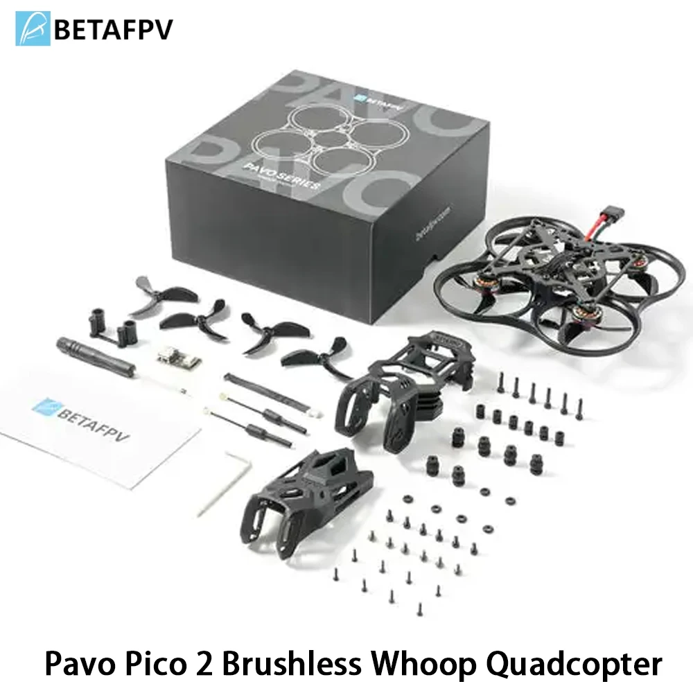 

BETAFPV Pavo Pico II O4/PNP ELRS 2.4G/SBUS Brushless Whoop Quadcopter Flagship Mini FPV Drone