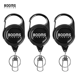 Booms Fishing RG1 Retractable Key Chain with Gear Combo Cord Easy Release Badge Holder Fly Fishing Zinger Retractor Accessories
