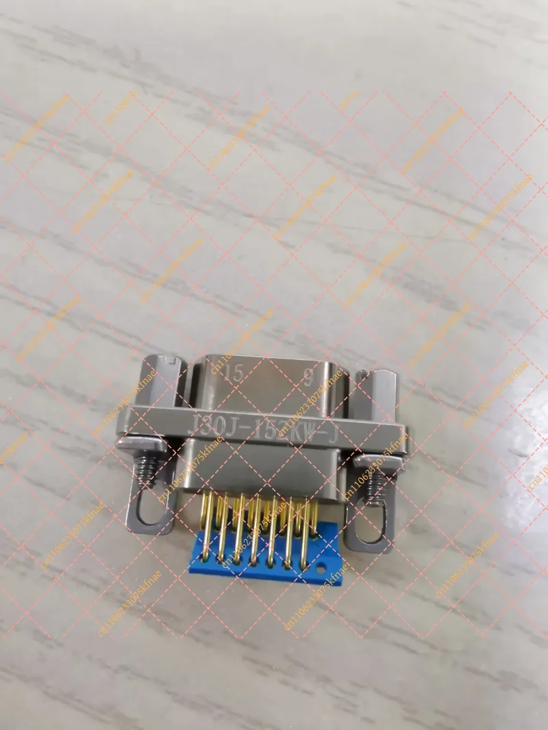 Original J30J-15 Pin Aviation Connector - High-Density Rectangular Plug and Receptacle Pair for Industrial Control