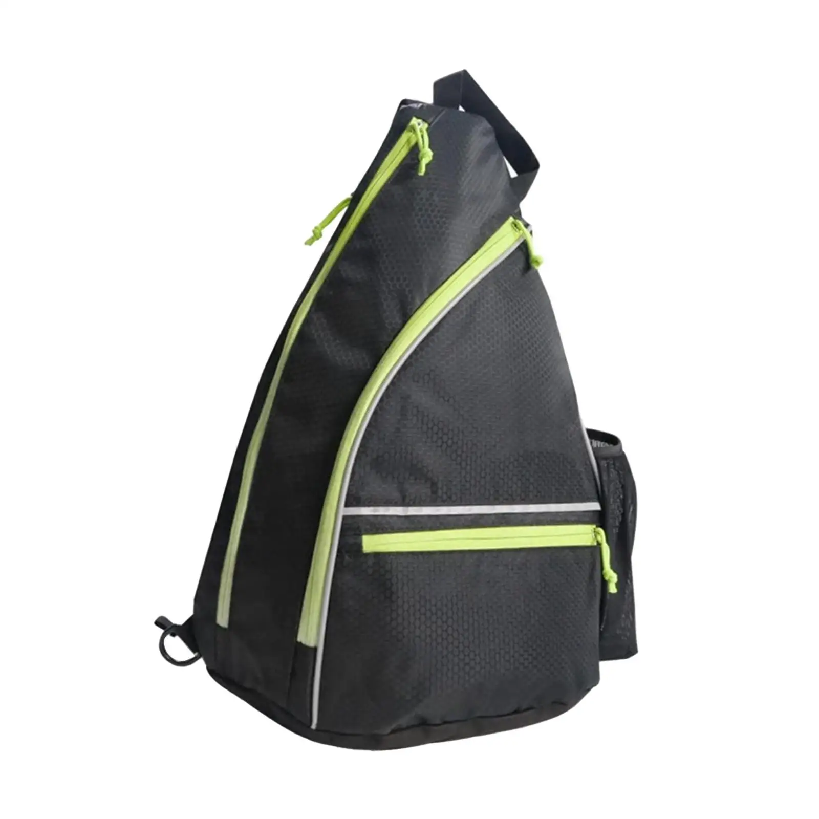 Crossbody Bag Pickleball Bag Portable Casual Daypack Zipper Closure Large Shoulder Bag Tennis Bag for Badminton Squash Racket