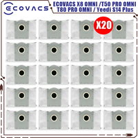Dust Bag Fit For ECOVACS X8 OMNI / X8 PRO OMNI / T50 Max / T50 OMNI / T50 PRO OMNI / T80 OMNI / T80 PRO OMNI / Yeedi S14 Plus