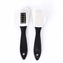 3-zijdige schoonmaak schoenborstel Plastic S-vorm schoenreiniger voor suède sneeuwlaarzen Leren schoenen Huishoudelijk schoonmaakgereedschap en accessoires