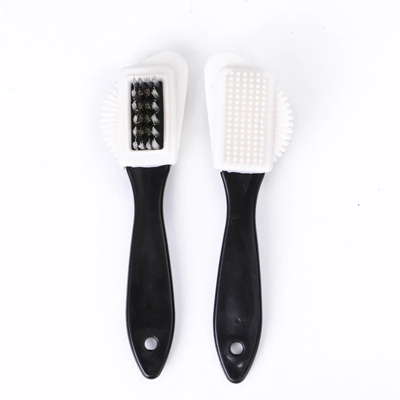 3 Side Cleaning Shoe Brush Plastic S Shape Shoe Cleaner for Suede Snow Boot Leather Shoes Household Cleaning Tools & Accessories