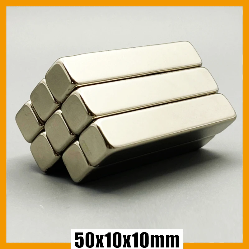1/2/5/10/20pcs 50x10x10mm Magnet Square Block for Office Garage Whiteboard Refrigerator Kitchen 50*10*10mm Accessory