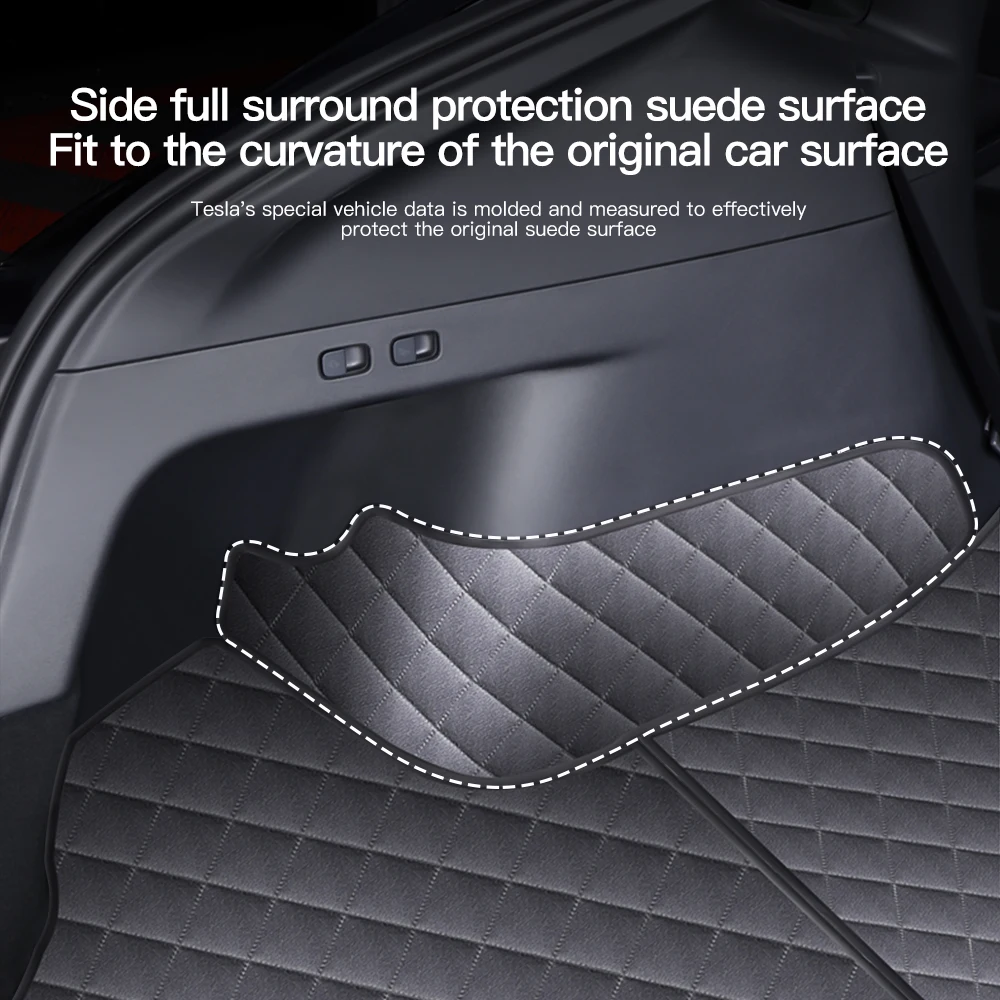 Oxford cloth Trunk Mat For Tesla Model Y 2017-2023 Water Proof Four Seasons Full Coverage Protection Car Accessories