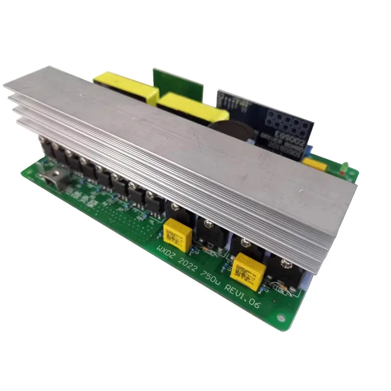 750W Gelombang Sinus Murni DC 12V 24V Ke 220V AC Modul Konverter Peningkat Daya Papan Sirkuit Inverter