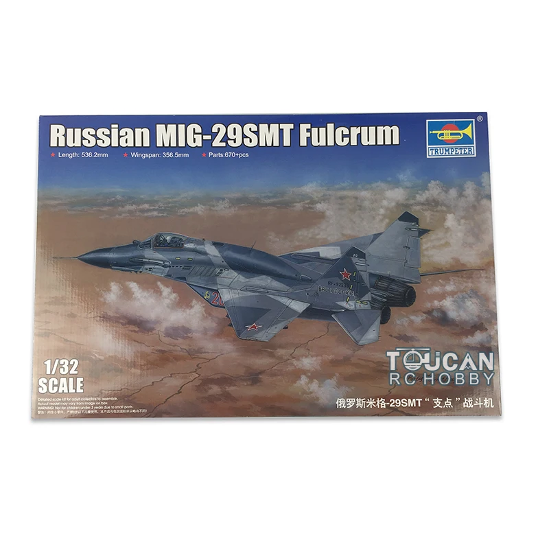 Trumpeter 1/32 Russian MIG-29SMT Fulcrum Fighter Airplane Aircraft Model Simulated Toy Collection 03225 TH16070-SMT9