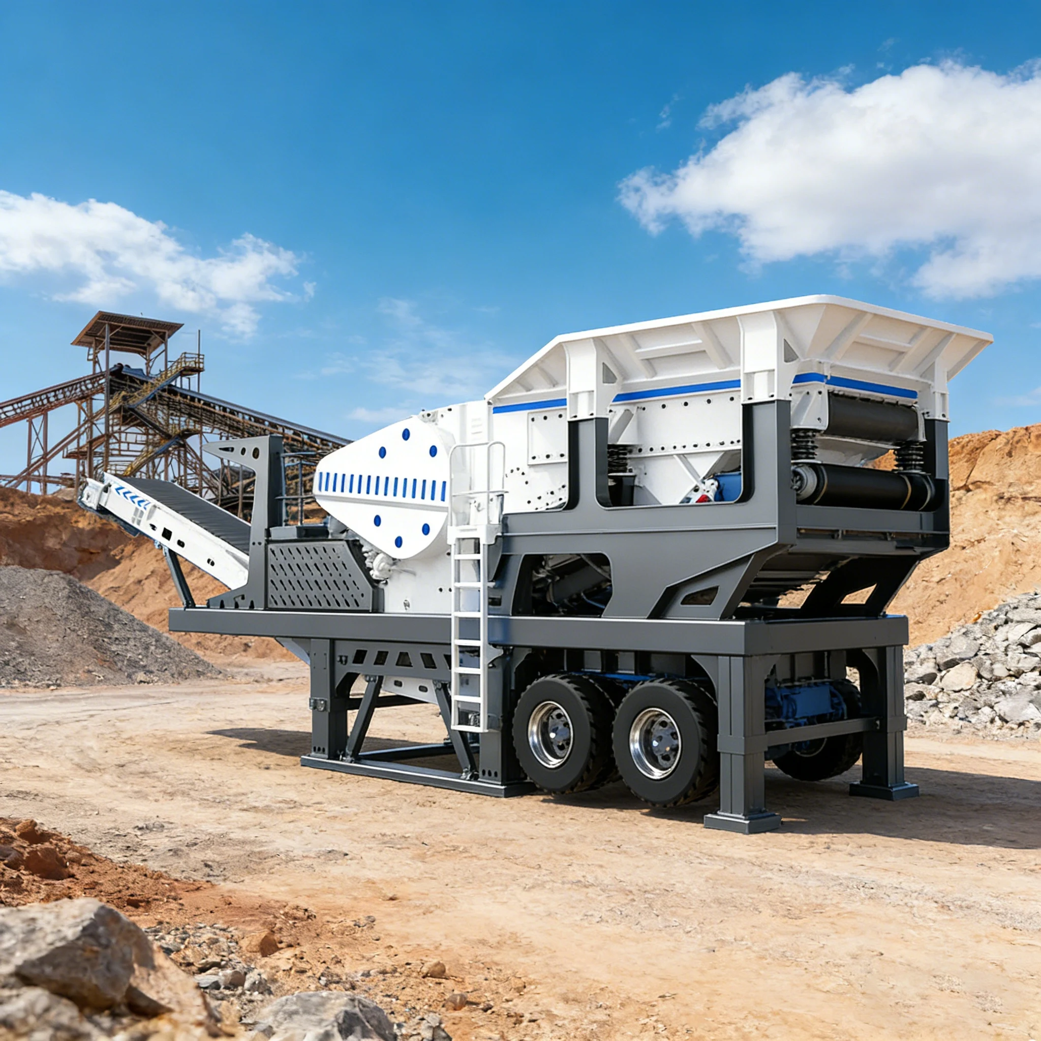 Pre-Screening Mobile Crushing Station High-Efficiency Mining Processing Solution