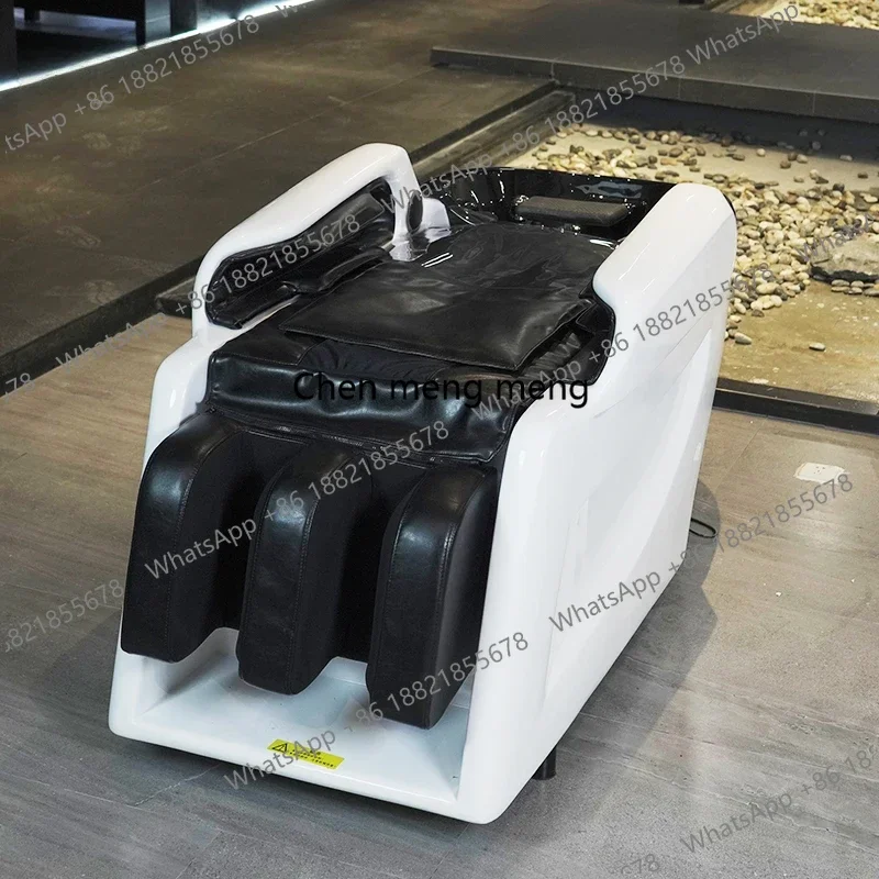 Smart Massage Shampoo Chairs Barber Shop Beauty Hairdressing Shampoo Chairs Water Cycle Fumigation Salon Furniture Champú