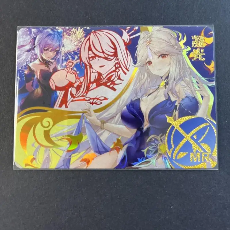 Goddess Story 10M03 MR Anime Yuuki Asuna Ningguang Maxima Game Bronzing Rare Collectible Cards Cartoon Toys Birthday Gift