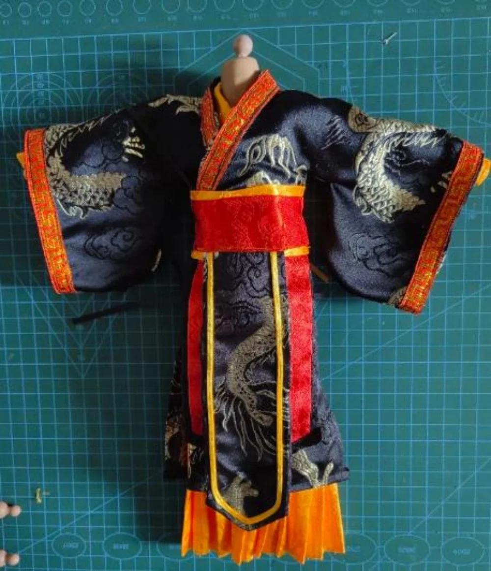 

1/6 Ancient costume Qin Shi Clothes Ancient soldiers Loose sleeved robes, clothes outfit For 12" Action Figure Body Toys