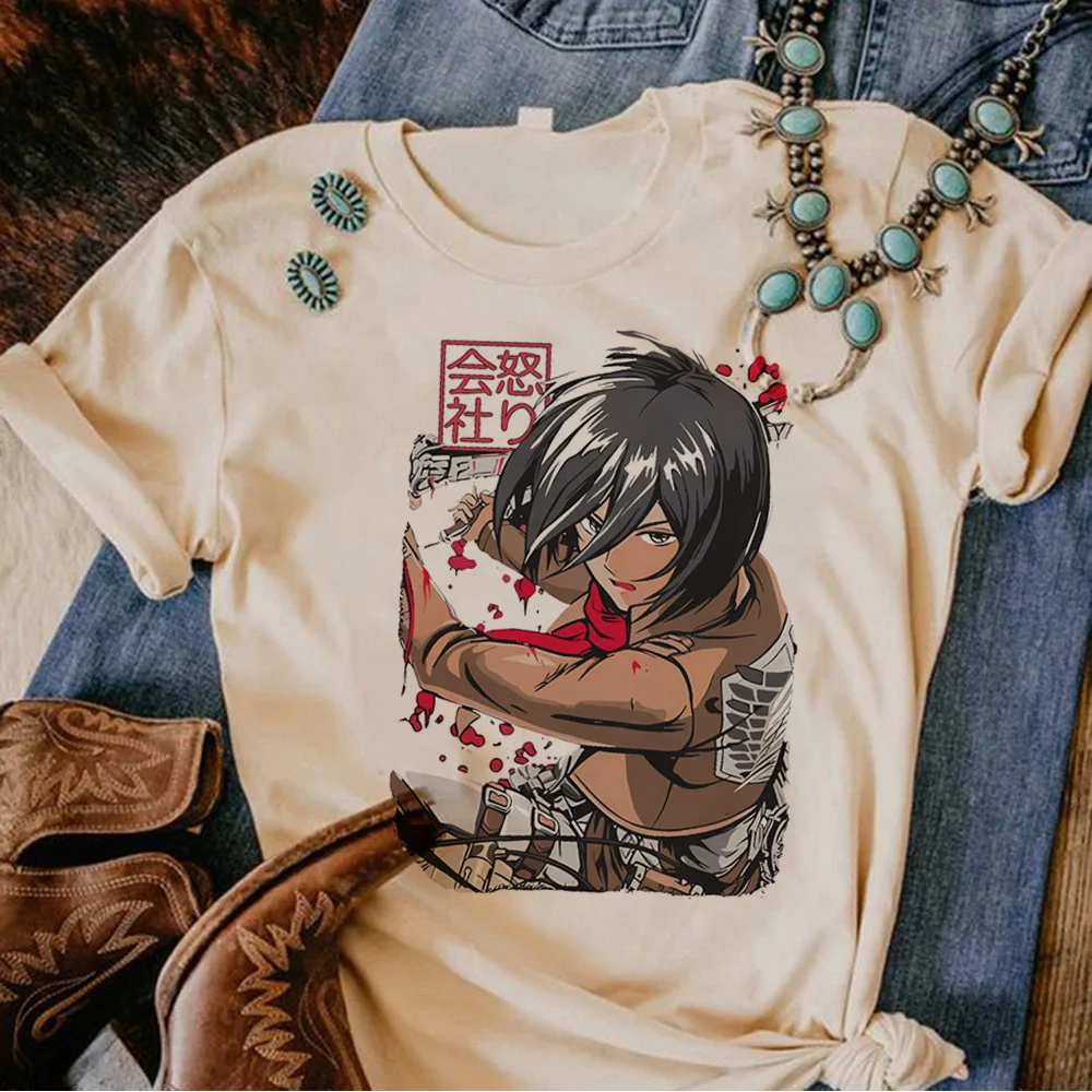 Attack on Titan tshirt shoujo Retro summer funny party shirt clearance sales goth aesthetic