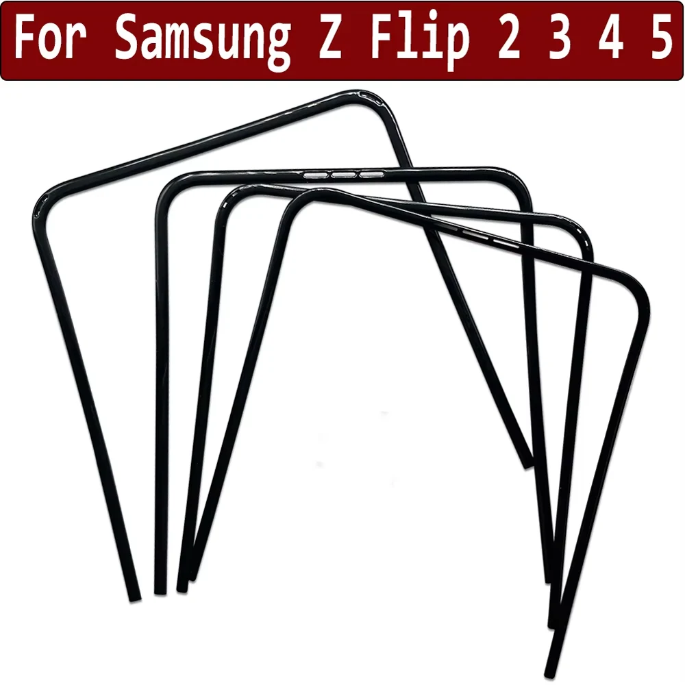 NEW For Samsung Z Flip 2 3 4 5 Middle Frame Holder Bezel Replacement Repair Parts With Side Button For Samsung Z Flip 2 3 4 5