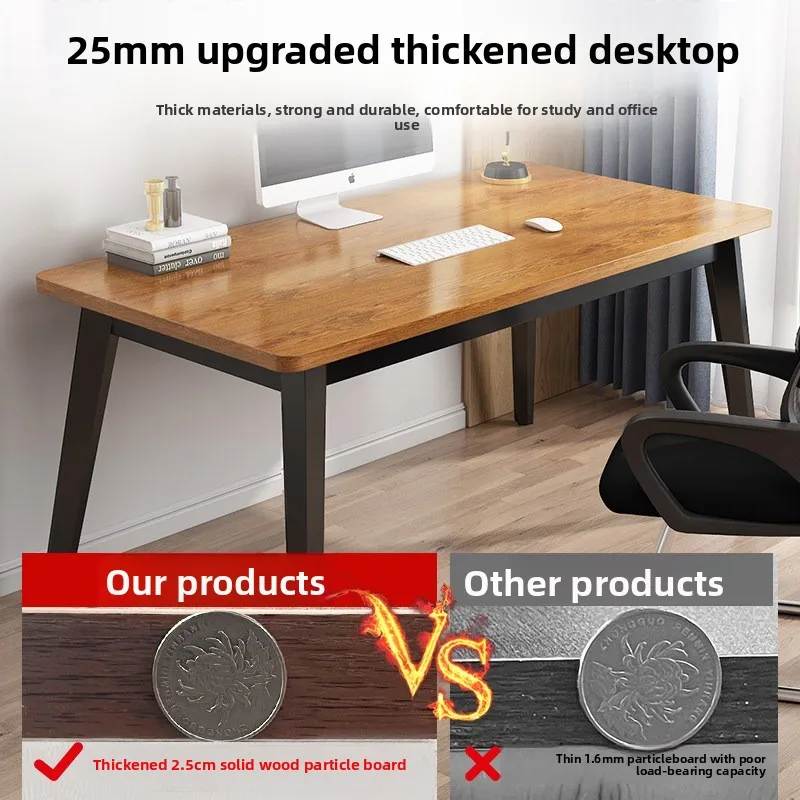 Computer desk Desktop home desk Single study writing table Simple rectangular workbench Simple desk