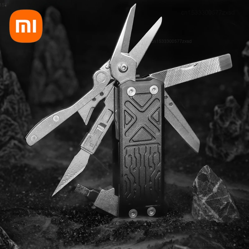 

Xiaomi NexTool уличный многофункциональный инструмент E1 10 в 1 EDC многофункциональные инструменты сменный нож для резьбы складные ножницы отвертки