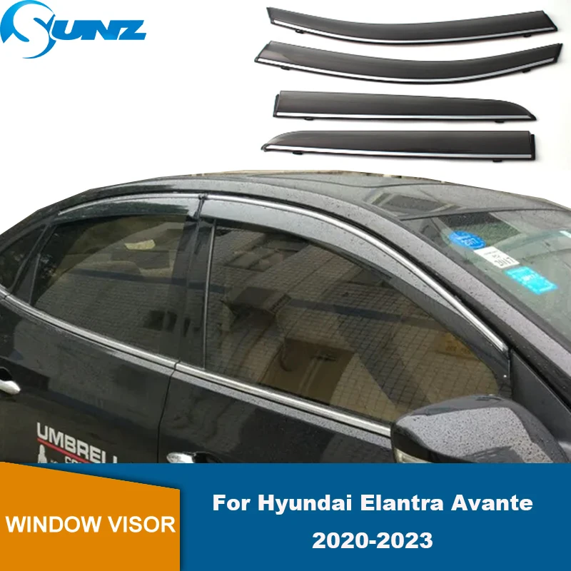 

Side Window Deflector For Hyundai Elantra / Avante 2020 2021 2022 2023 Window Rain Guard Window Deflector Window Door Visor