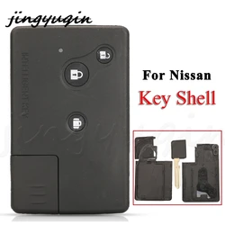 jingyuqin 3Buttons Replacement Remote Car Key Shell Case Fob For Nissan Serena Presage Teana C24 TU31 J31 Auto Car accessories