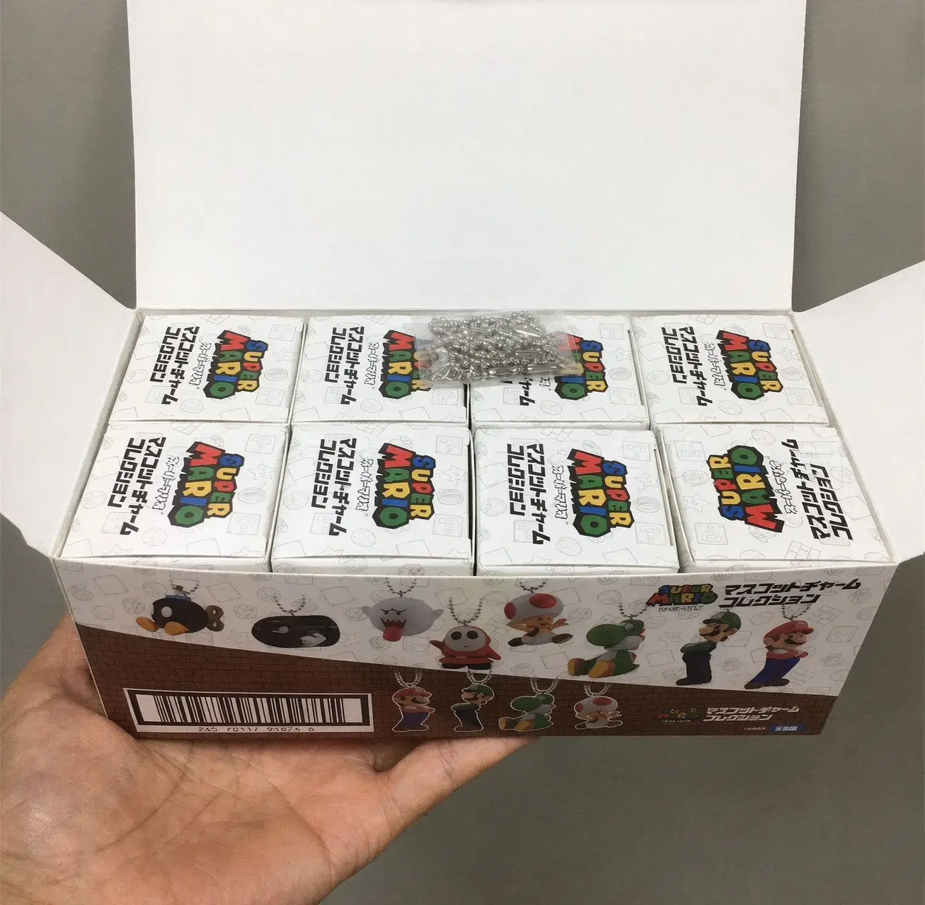 Super Mario Serie Blind Box PVC Schlüsselanhänger Luigi Yoshi Toad Boo Bobomb Cartoon Figur Taschenanhänger Sammlerstück Deko Geburtstagsgeschenke – Detail 5