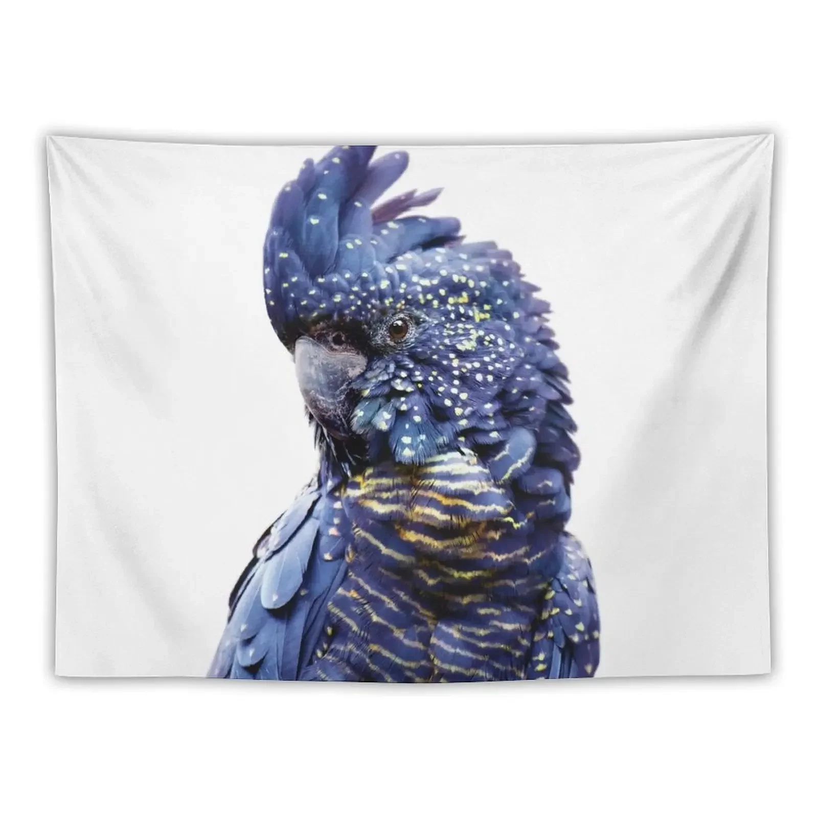 Black Cockatoo Tapestry Aesthetic Home Decor Carpet On The Wall Tapestry