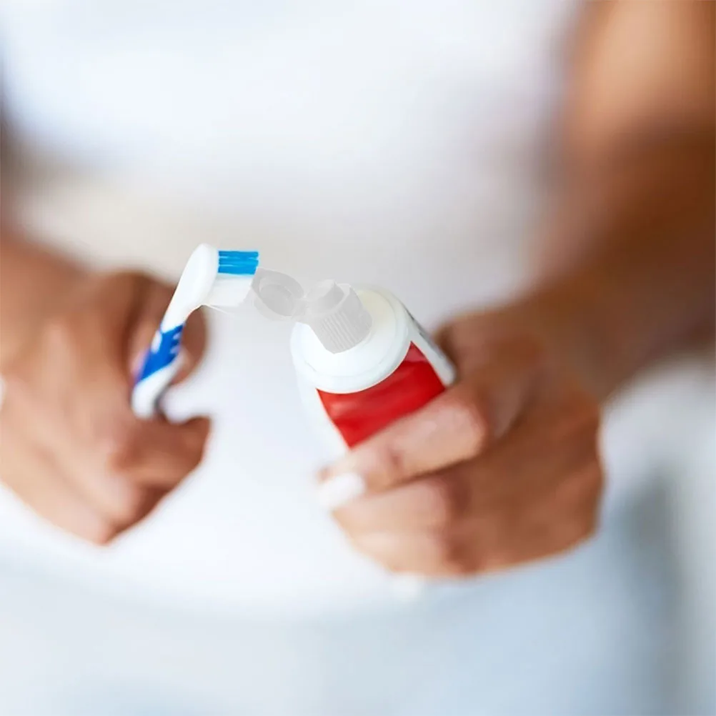 

100pcs Toothpaste Cap Self Closing Tube Packaging Bottle Durable Material Tight Seal Versatile Use Travel Soft Hose