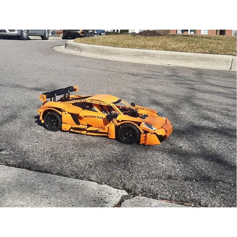 MOC- 140952 GT3 supercoche montaje empalme bloques de construcción MOC creativo 1:10 modelo adultos niños cumpleaños juguete de bloques de construcción regalo