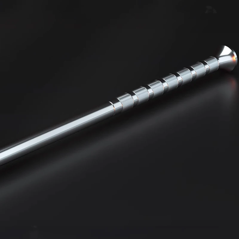 Strumento per bastone corto per difesa auto con supporto per alpinismo in acciaio inossidabile EDC portatile da esterno da 90 cm