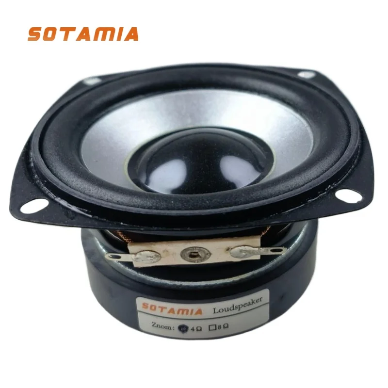 SOTAMIA 1 Peça Alto-falante de Áudio de 3 Polegadas de Faixa Completa 4-8 Ohm 20W Hifi para Música Doméstica, Alto-falante DIY Bluetooth, Driver para Home Theater