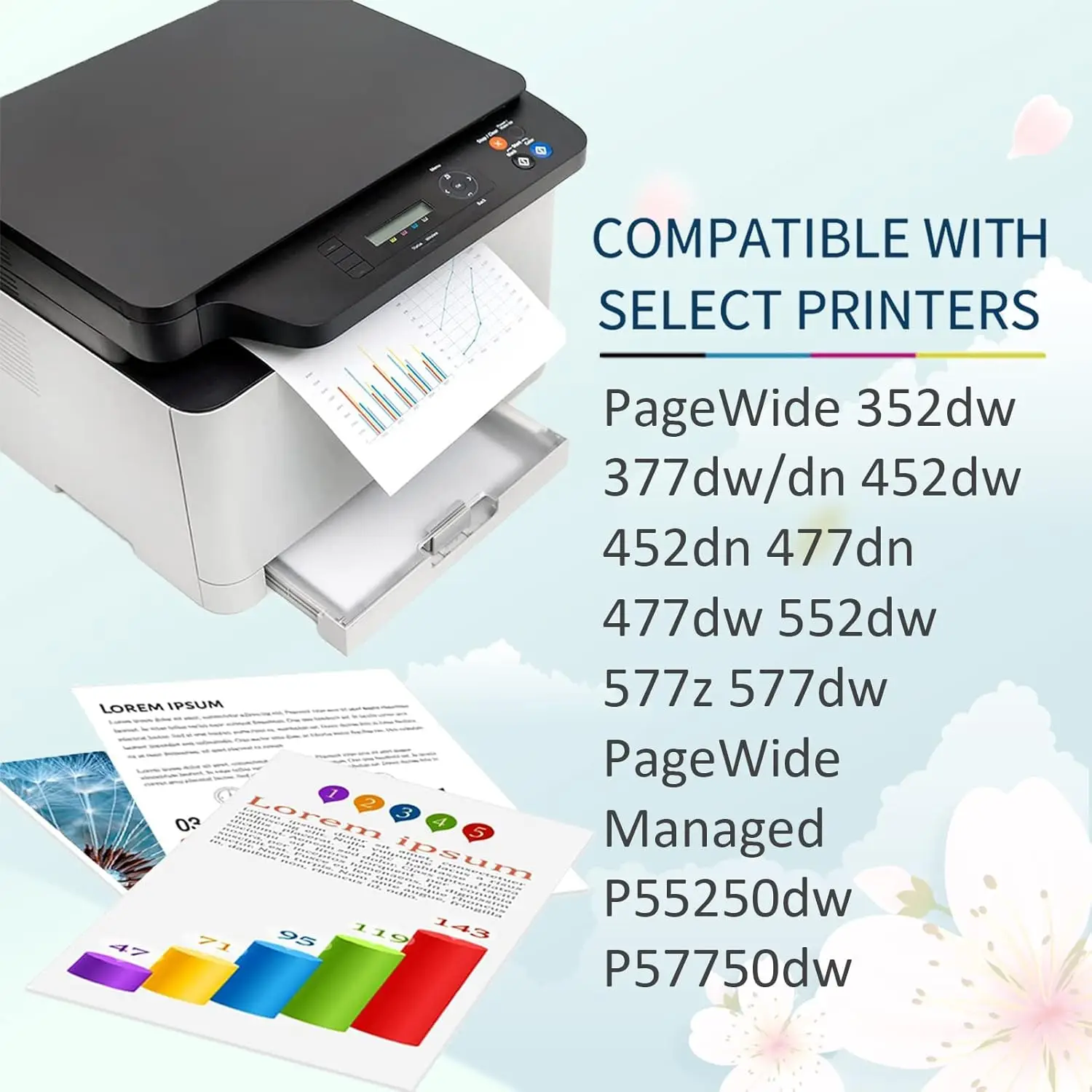 Ink Cartridges for HP 975A for HP PageWide 352dw 377dw 377dn 452dw 452dn 477dn 477dw 552dw 577z 577dw Managed P55250dw P57750dw