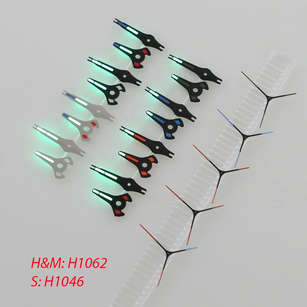 

New Color Matching 1062 Special Air Design Super C3 Green Luminous Fit Japan NH34 35 36 38 70 Movement SKX007 Watch Hands