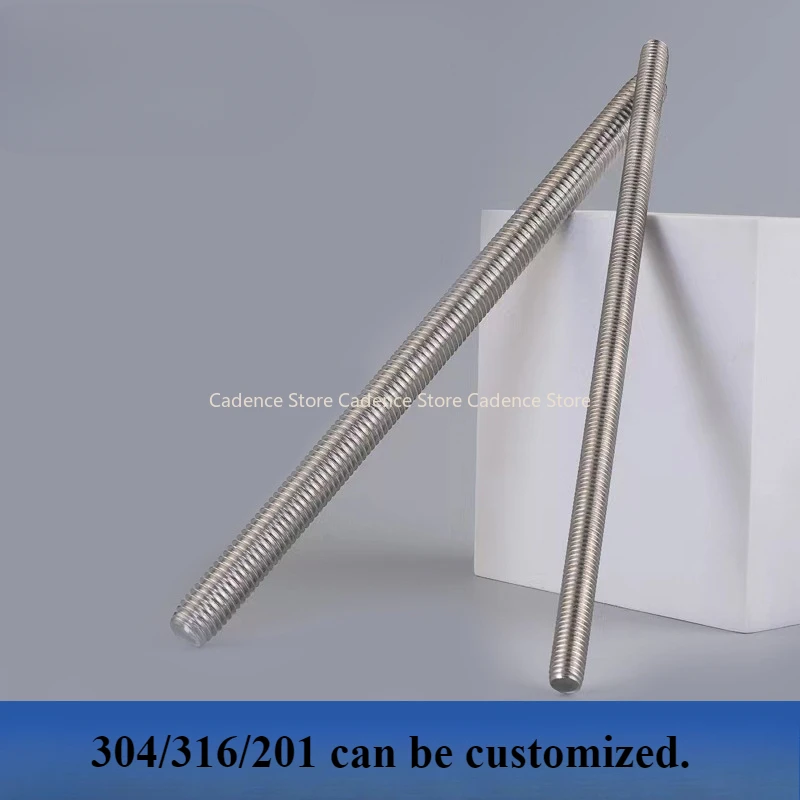 

Индивидуальный заказ --- Стержень из нержавеющей стали 304 с полной тонкой резьбой для левой резьбы M12 * 1,25, длина 1000 мм (можно разрезать на 250 мм)