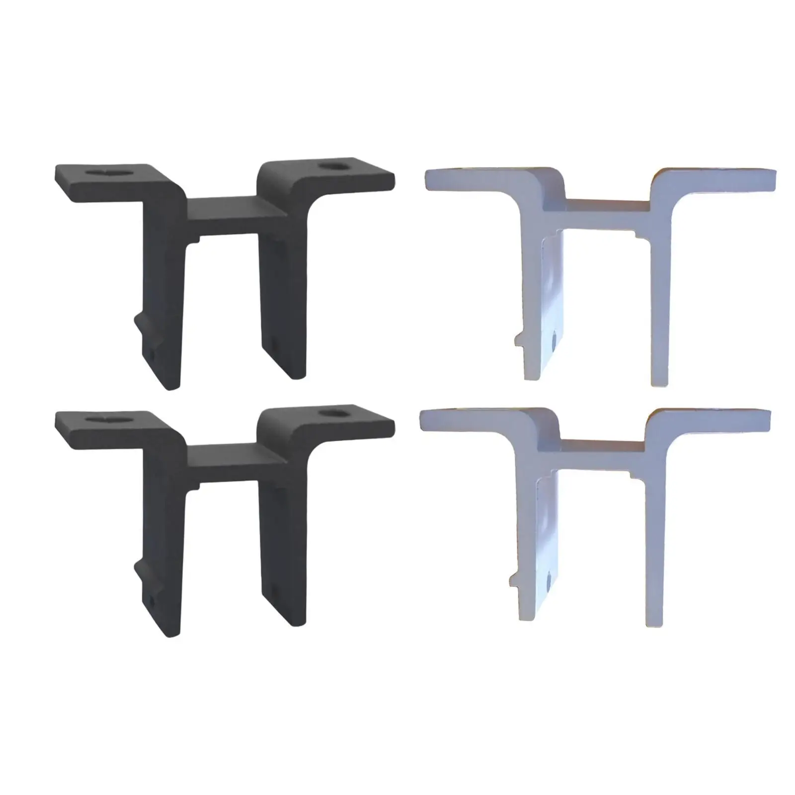 

2 Pieces Retractable Awnings Wall Mounting Bracket Deck Outdoor Shade Canopy