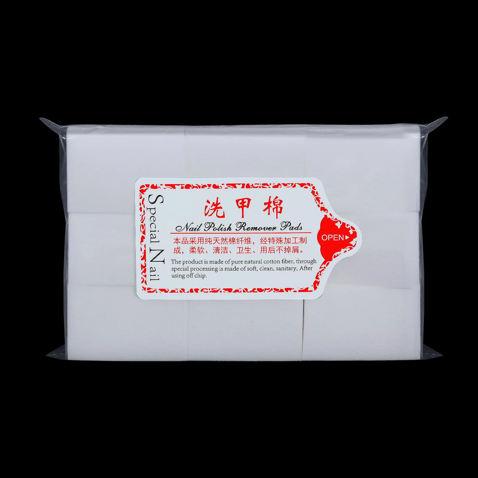 1000Pcs Disposable Nail Polish Remover Pads, Hard Texture Cotton Wipes for Manicure, Nail Art & Makeup Cleansing view 4