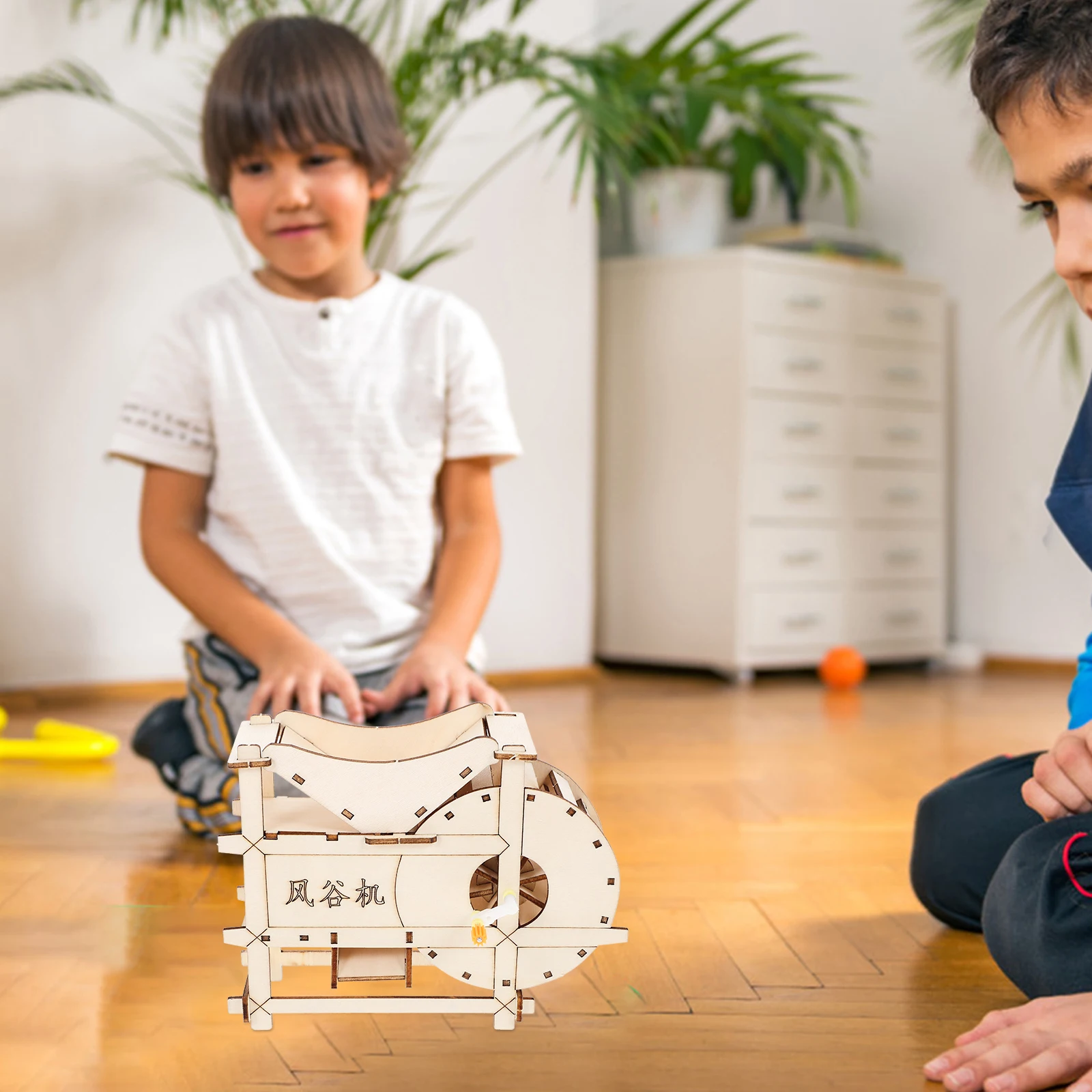 

DIY Wind H Crank Молотарная машина Crank Обучающий научный комплект Деревянные проекты Детский эксперимент Обучающая игрушка