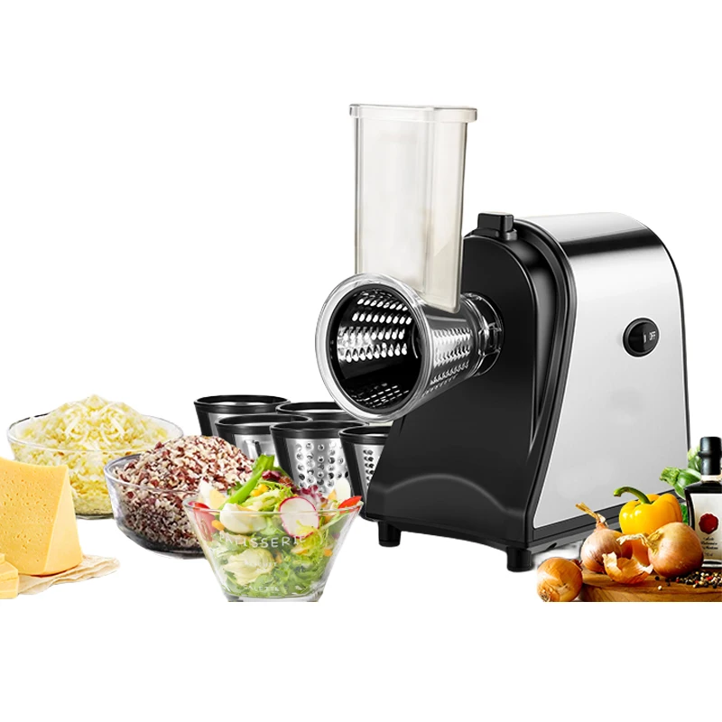 Electric Salad Shooter Carrot Radish Cutter Powerful 250W  Vegetable Slicer Shredder for Salad Making