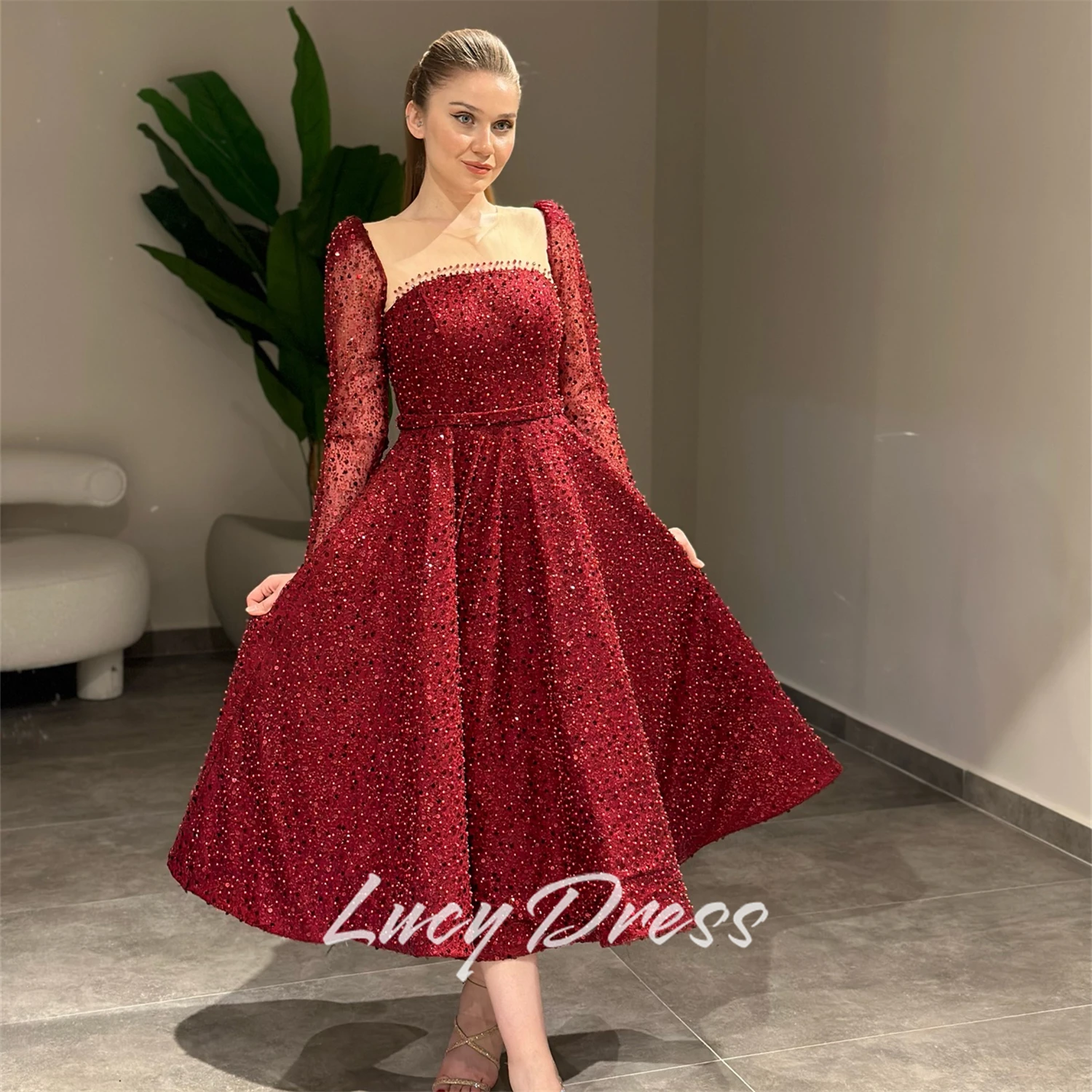 

Lucy Customized Cocktail Dress Luxury Evening Dress 2025 Elegant Womens Dresses for Special Occasions Woman Party Dresses Women
