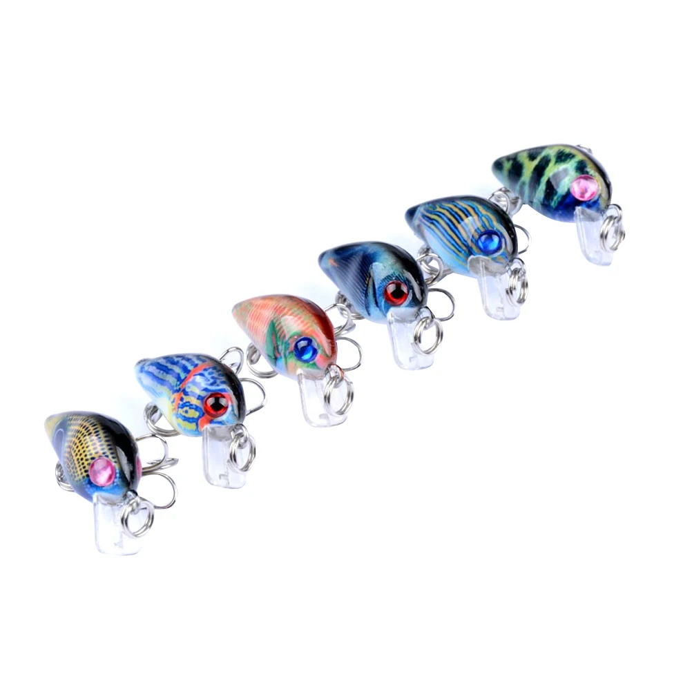

Mini Rock Fish Bait Fishing Lures Artificial Painted Series Bionic