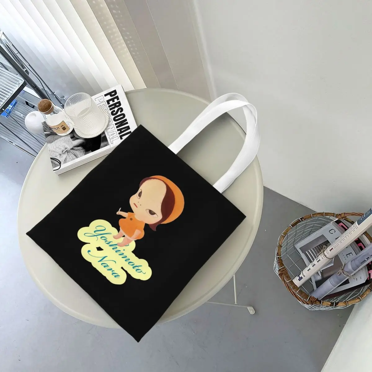 The Lazy Way To Yoshimoto Nara Really Need Canvas Tote Bag Fashion Large Capacity Shopping Bag for Women Shopping Bags