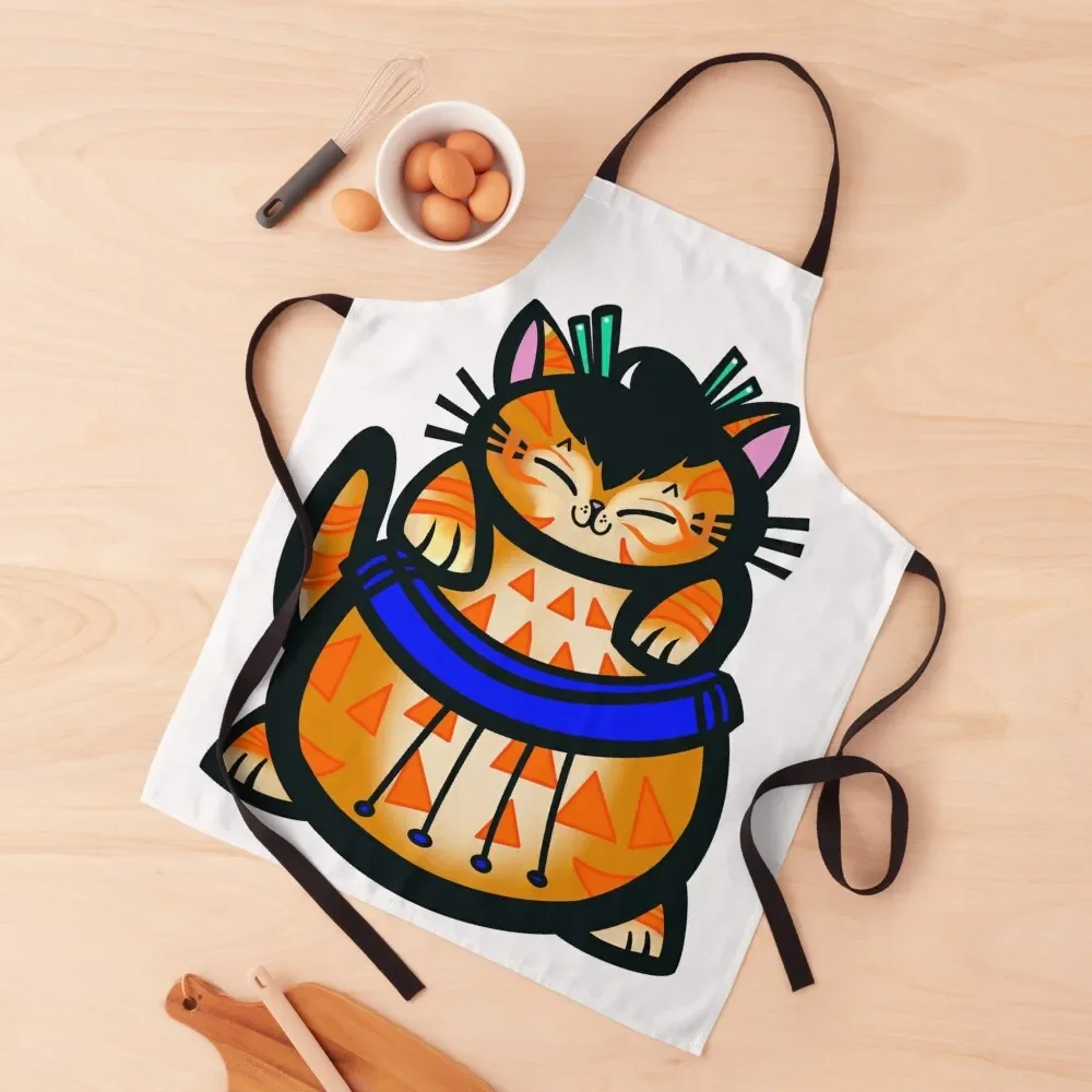 

Sumocat Stevie Apron useful gadgets for home Women Kitchen Men's Kitchen Kitchen on the wall Apron