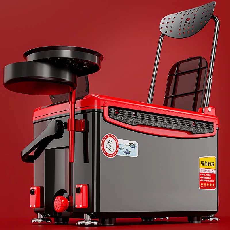 

Новинка 2025, сверхлегкий набор рыболовных коробок из полипропилена, портативное многофункциональное сиденье для хранения рыболовных снастей